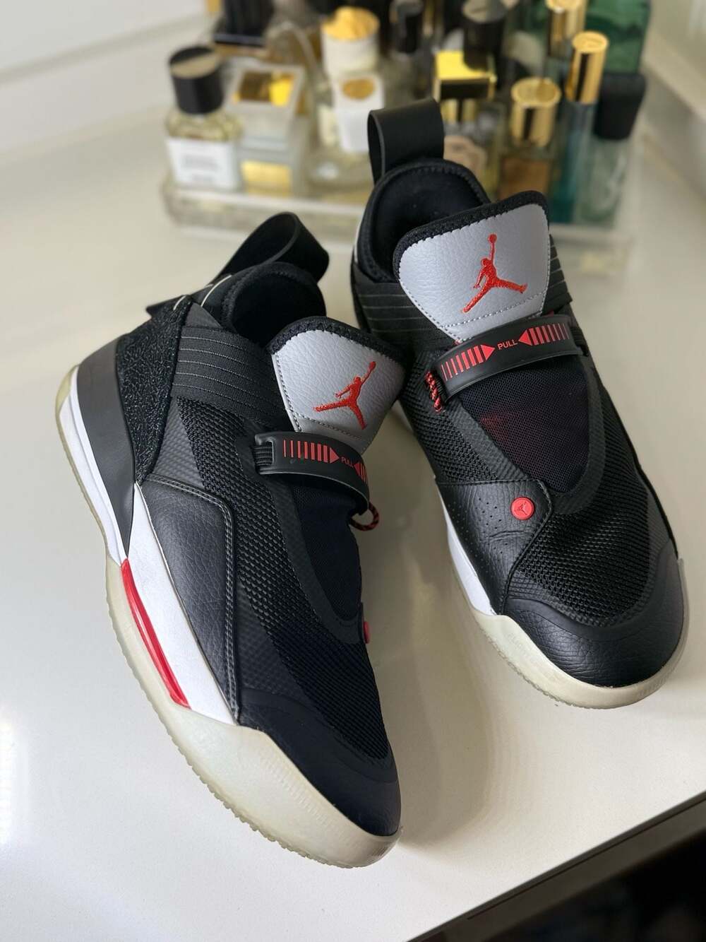 Nike Air Jordan XXXIII 33 SE Black Cement Basketball Shoes